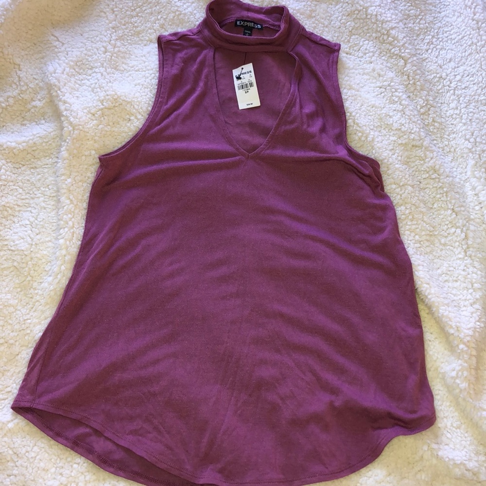 Express Tank Top Plunge Neckline